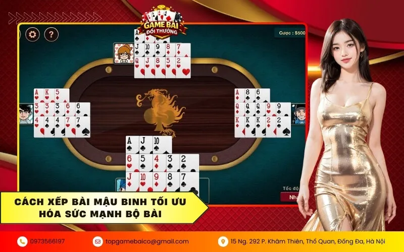 Cách xếp bài Mậu Binh thông minh để tối ưu hóa lợi nhuận 1 Cách xếp bài Mậu Binh tối ưu hóa sức mạnh bộ bài