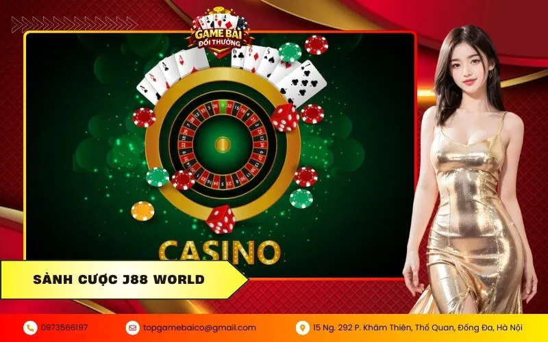 Trải nghiệm sảnh cược J88 World cùng cơ hội nhận thưởng lớn 6 Sảnh cược J88 World