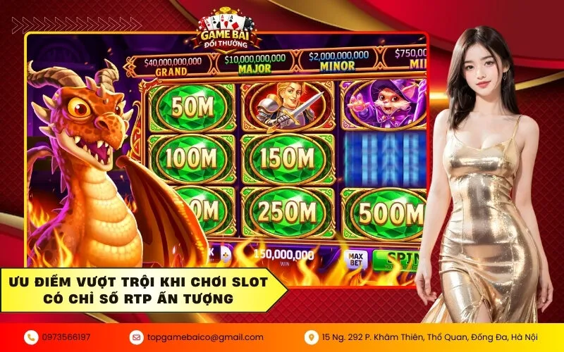 Khám phá kho Slot Game đa dạng với tỷ lệ hoàn trả cực cao 3 Ưu điểm vượt trội khi chơi slot có chỉ số RTP ấn tượng